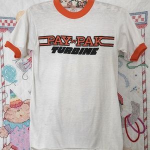 Vintage 70s Single Stitch Ringer Tee